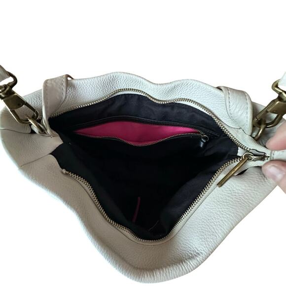 THE SAK COLLECTIVE x Womens White Leather Crossbody Purse - Picture 8 of 8